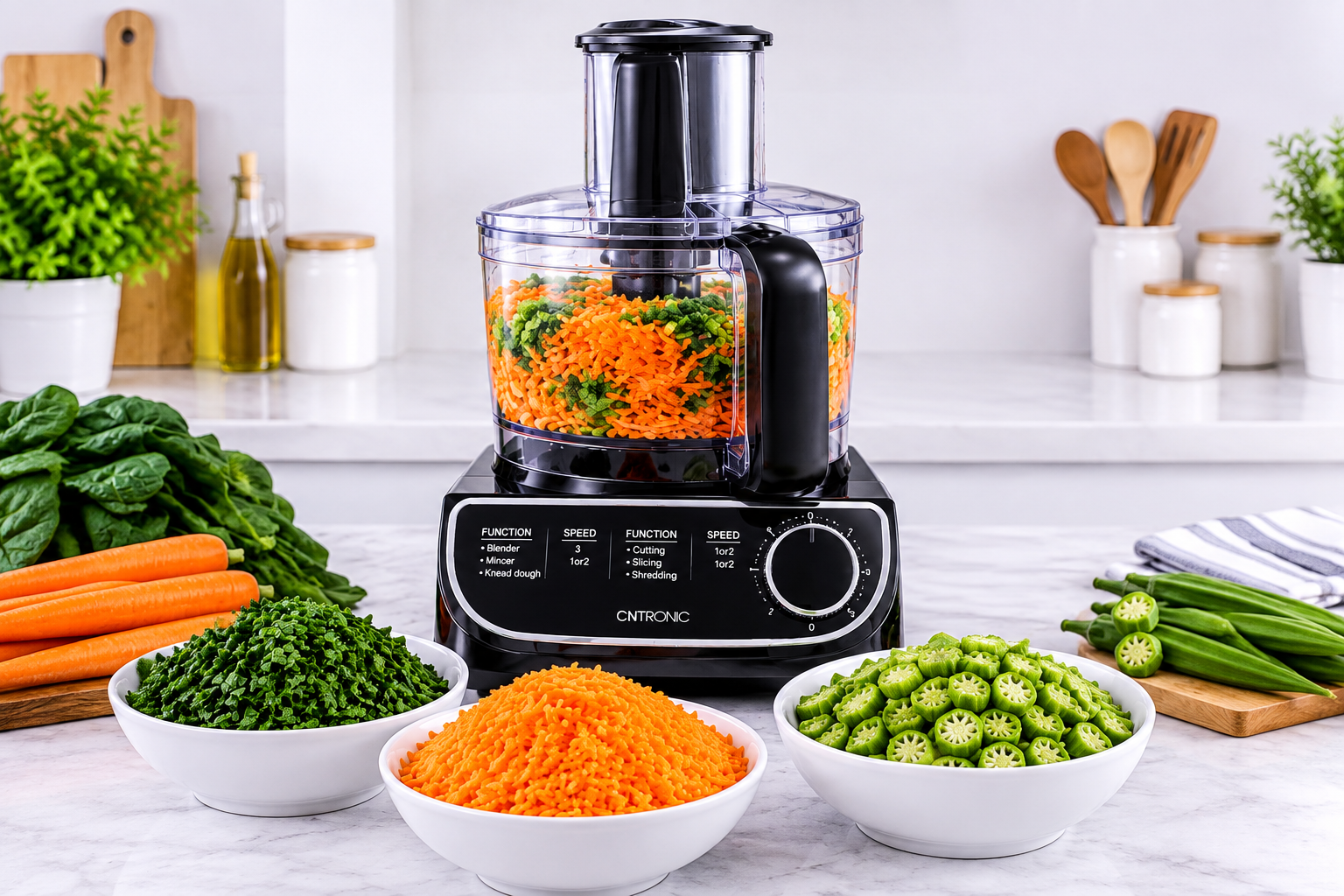 CHOP. BLEND. SHRED.